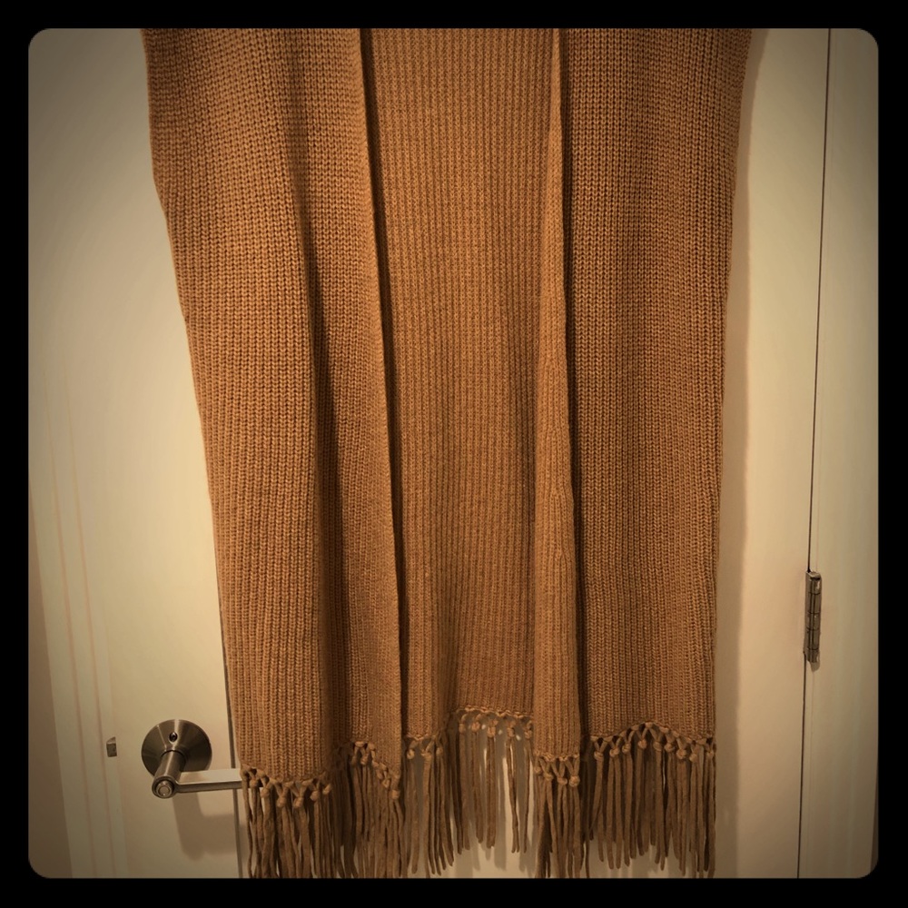 Calypso St. Barth Camel Sleeveless Cardigan